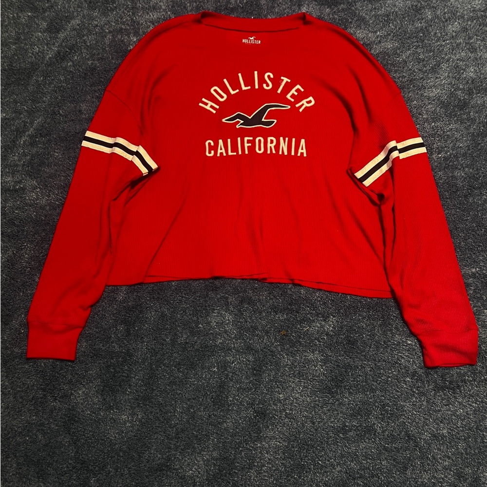 Hollister Red Boyfriend Tee